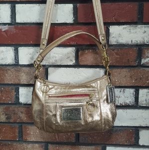 Coach metallic crossbody